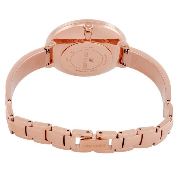 NWT Authentic Swarovski Crystalline Delight Quartz Silver Dial Women's Watch - Picture 3 of 4